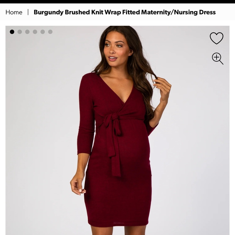 Maternity/nursing dress. Small. Worn once. Pink blush